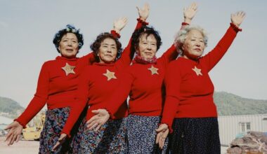 mother-son photo series narrates lives of korean women with play