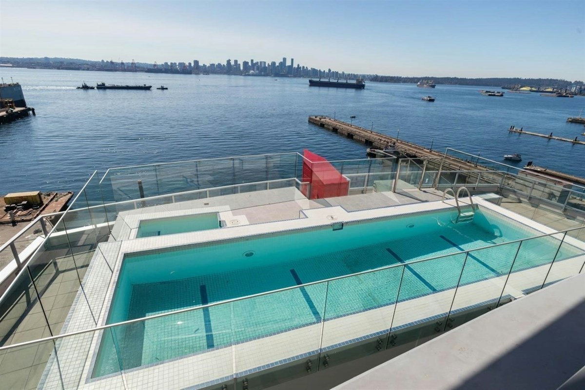 North Vancouver penthouse with private lap pool for sale