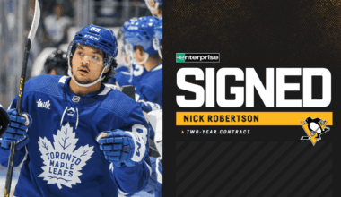 Penguins Sign Forward Nick Robertson to a Two-Year Contract