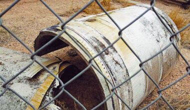 The largest existing piece of Skylab wreckage, part of the space station&amp;rsquo;s oxygen tank.