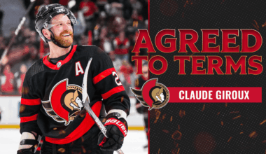 Senators agree to one-year contract with Claude Giroux for 2026-27 season