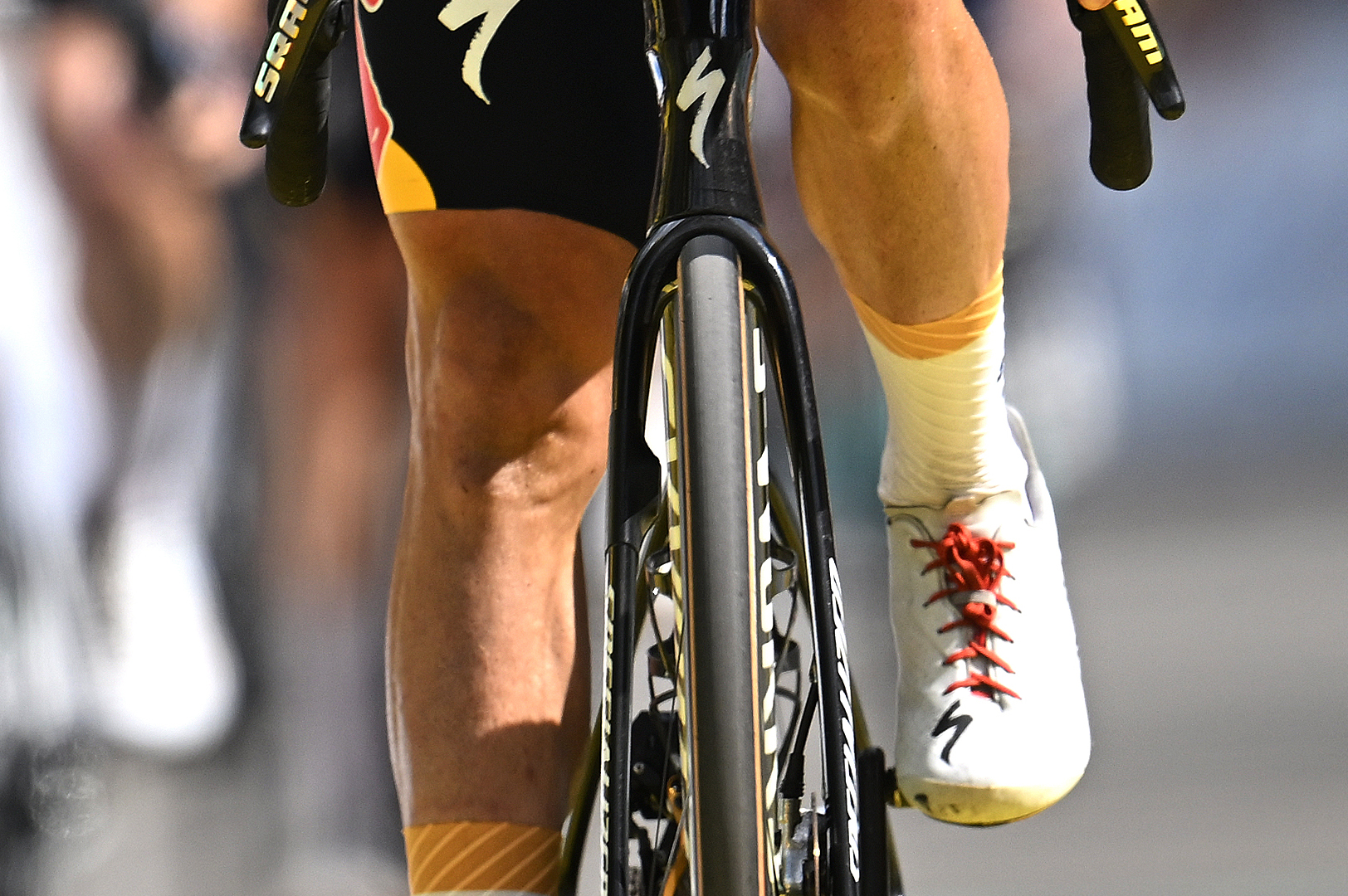 Remco Evenepoel on new Specialized Lace-up shoes