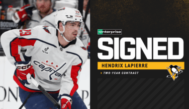 Penguins Sign Forward Hendrix Lapierre to a Two-Year Contract