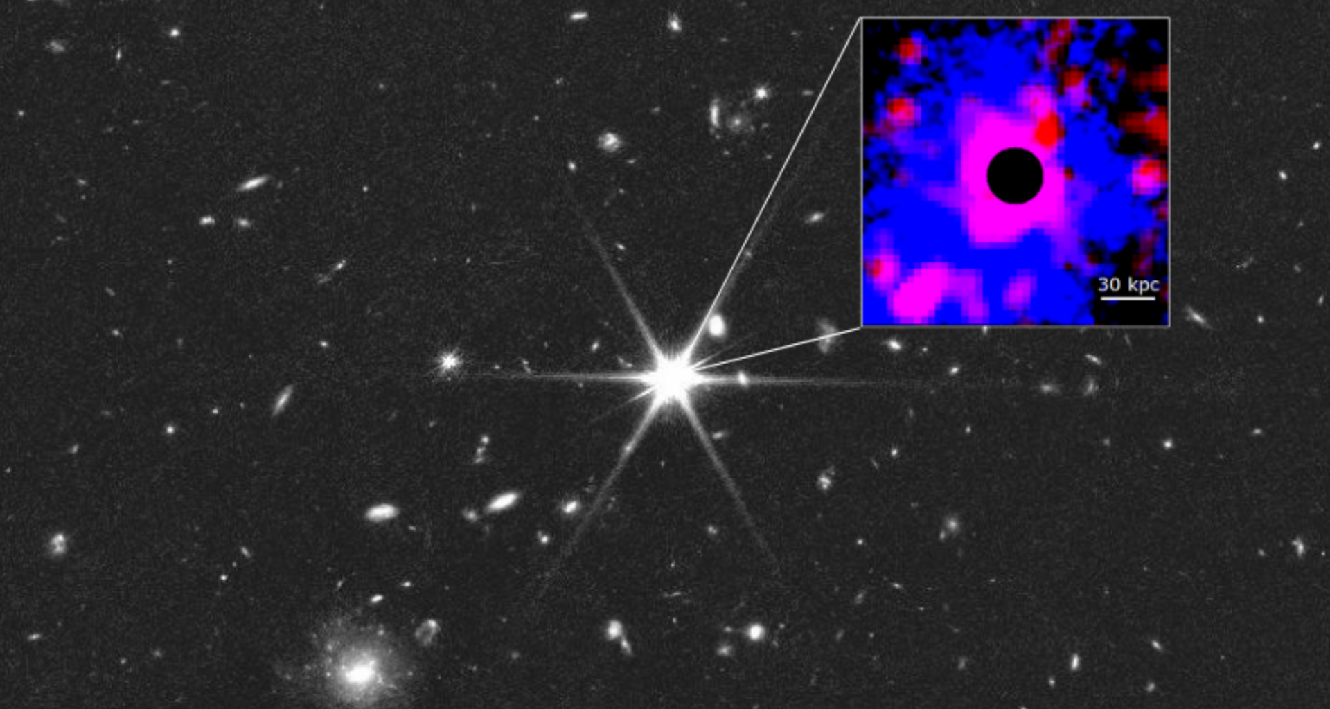 X-ray spacecraft detects the 36-million-degree 'breath' of an ancient black hole