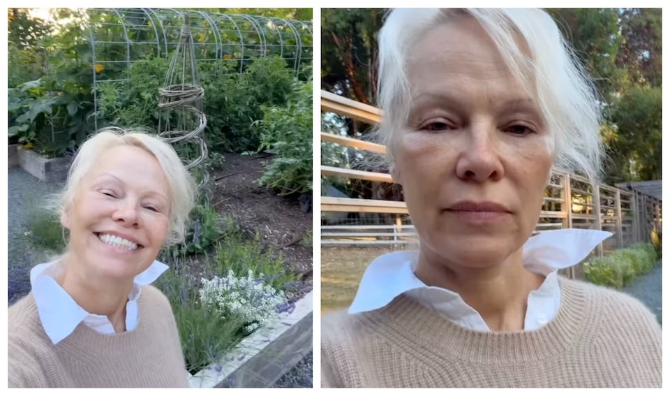 Pamela Anderson shows off epic garden at BC home in video