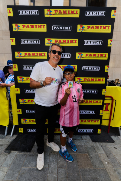 Pavel and kid posing