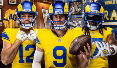 Rams unveil Fearsome White, Classic Sol alternate uniforms ahead of 2026 NFL season