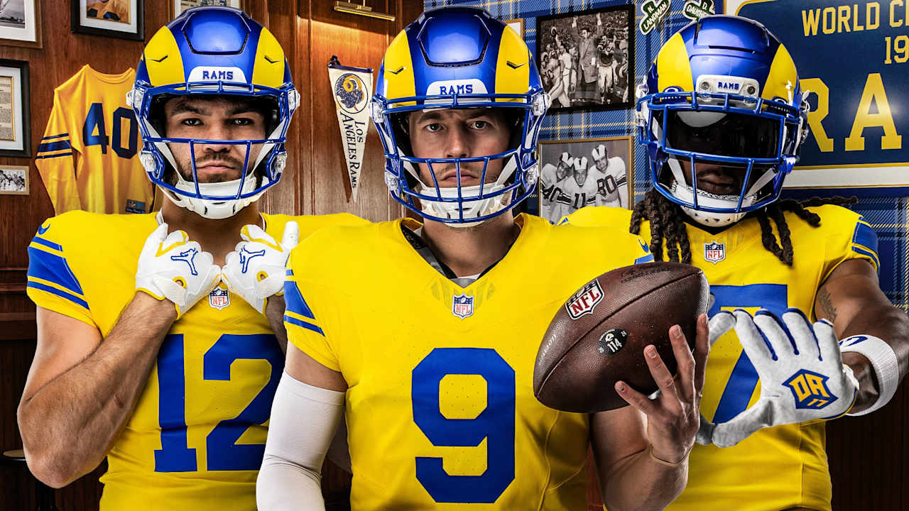 Rams unveil Fearsome White, Classic Sol alternate uniforms ahead of 2026 NFL season