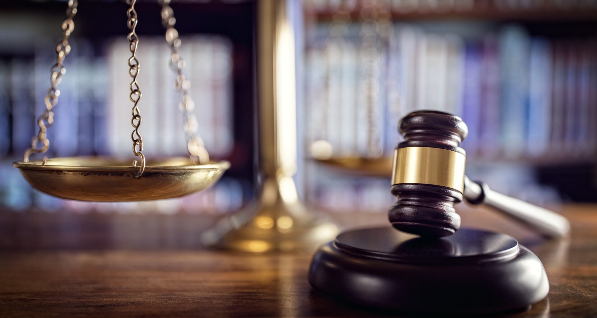 Scales of justice.