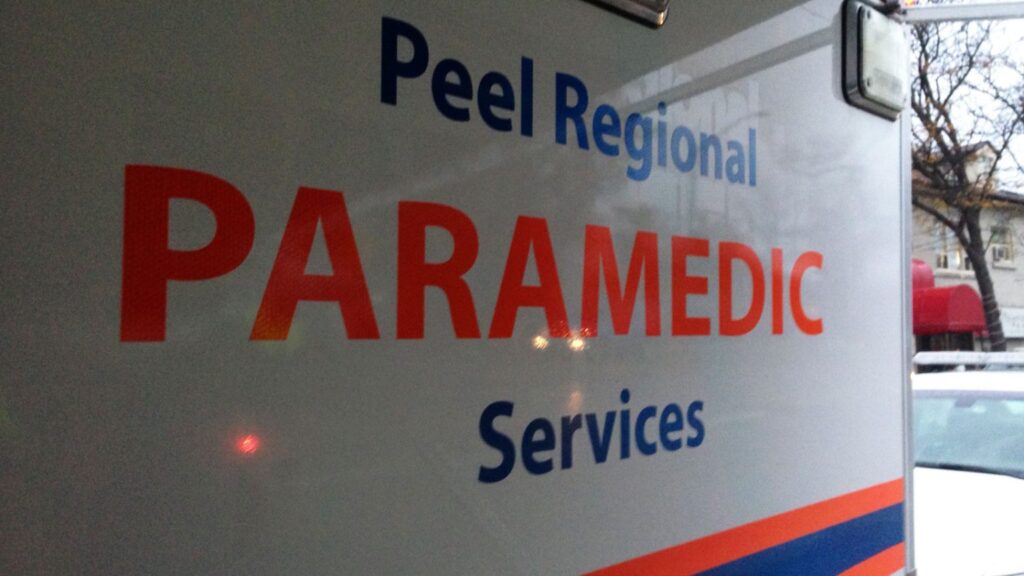 A Peel Regional Paramedic Services vehicle. CITYNEWS/Bert Dandy