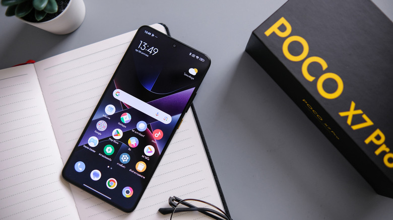 A Poco X7 Pro phone