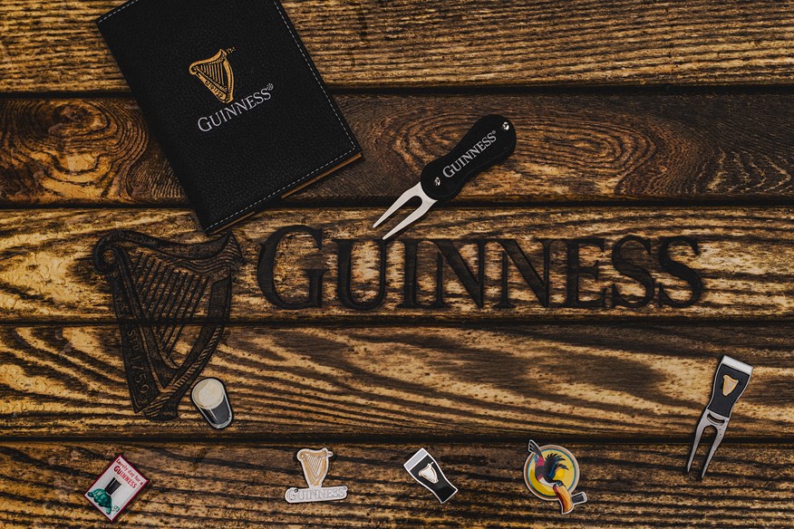 Scorecard holders, ball markers and divot tools are all part of the collection.