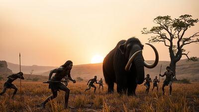 Early Americans may have lived on mammoths and giant sloths, but when those animals vanished, their diets had to change