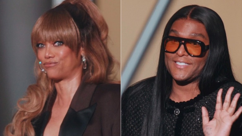 Tyra Banks and Law Roach in Project Runway