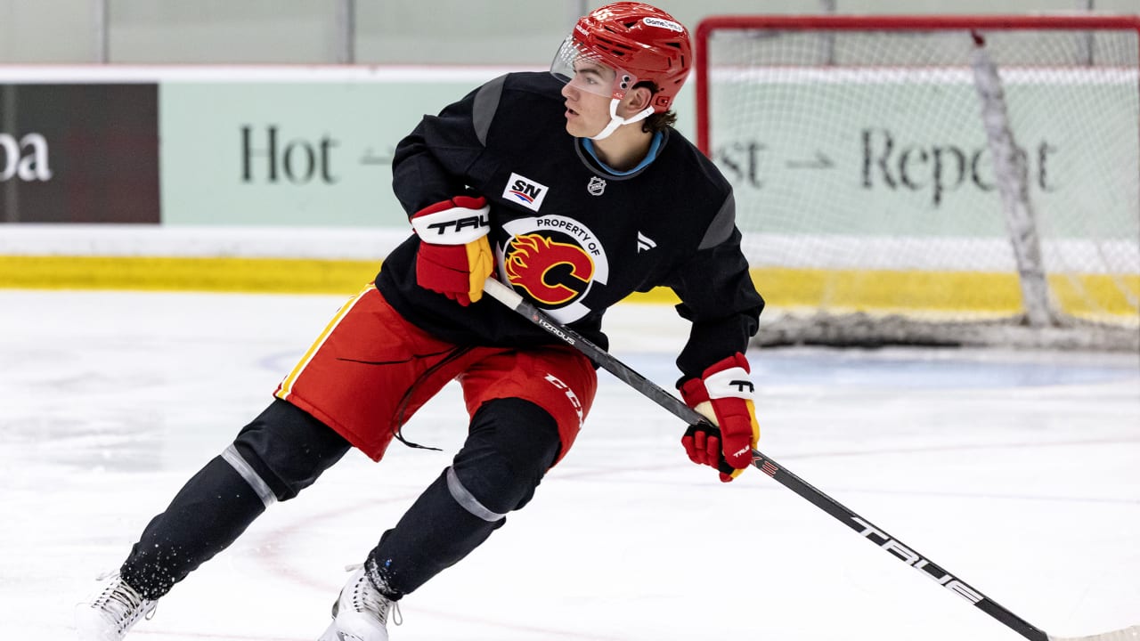 Carels couldn't let farm chores keep him from Flames development camp