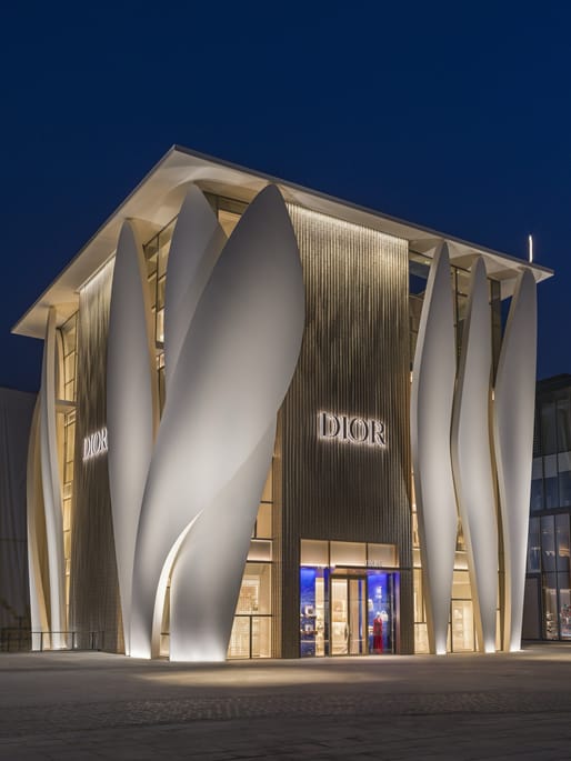 House of Dior in Beijing, China by Christian de Portzamparc. Image credit: Kristen Pelou Photography