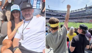 NHL players take in World Cup Final at Metlife Stadium