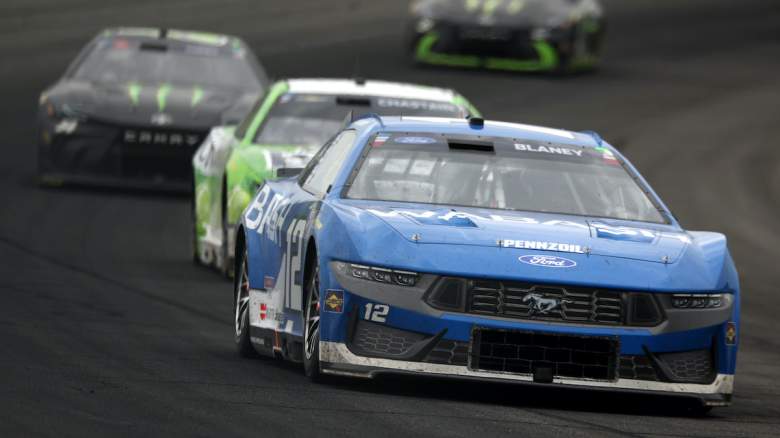 Ryan Blaney, driver of the #12 Wabash Ford, drives during the NASCAR Cup Series.