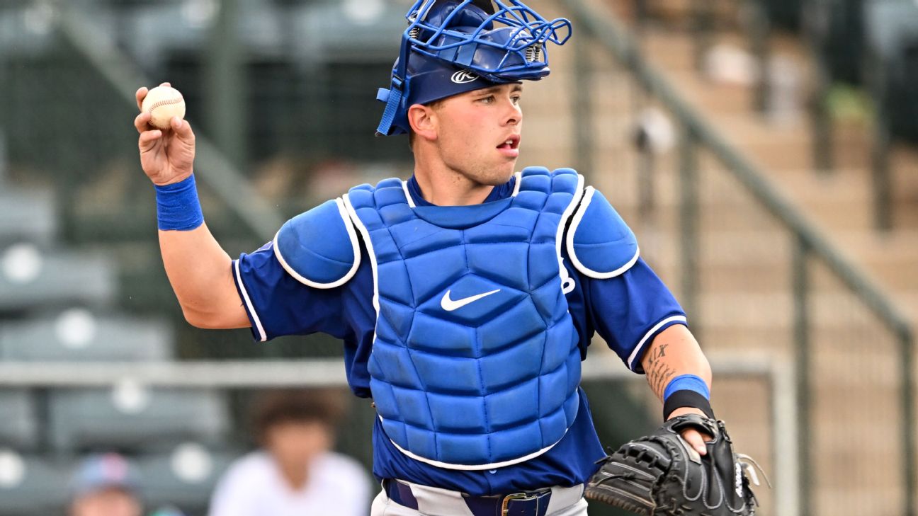 Dodgers' Dalton Rushing to catch Shohei Ohtani's start Friday