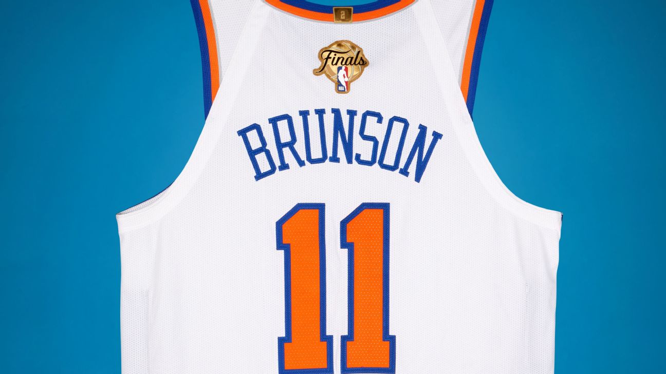 Jersey worn by Jalen Brunson in G1 of NBA Finals sells for $1M-plus