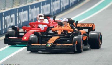 Lando Norris, Oscar Piastri, Charles Leclerc, Lewis Hamilton, Lego race, Miami International Autodrome, 2025