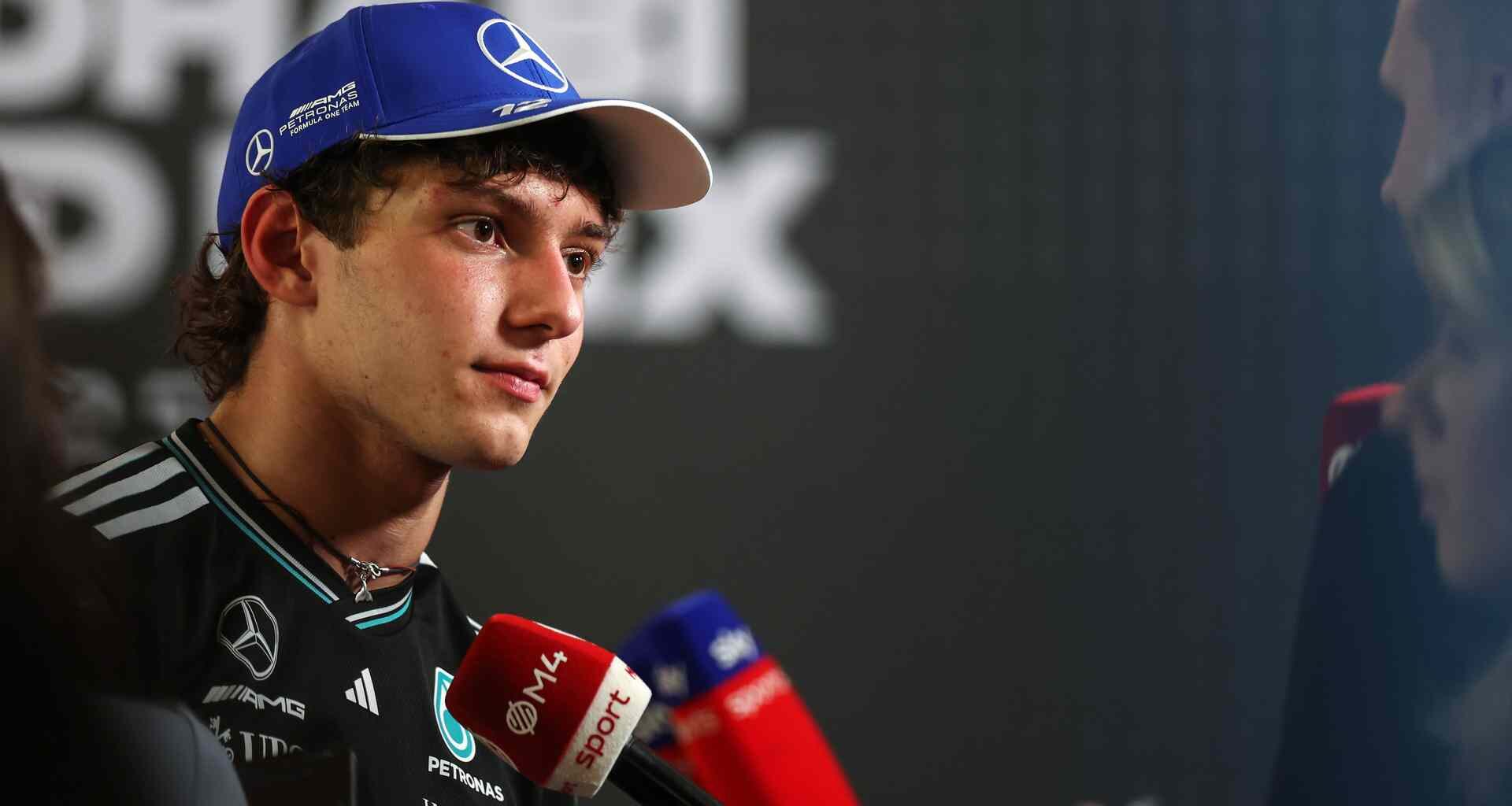 Andrea Kimi Antonelli, Mercedes, Yas Marina, 2025