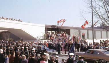 The first opening of the North Vancouver Recreation Centre