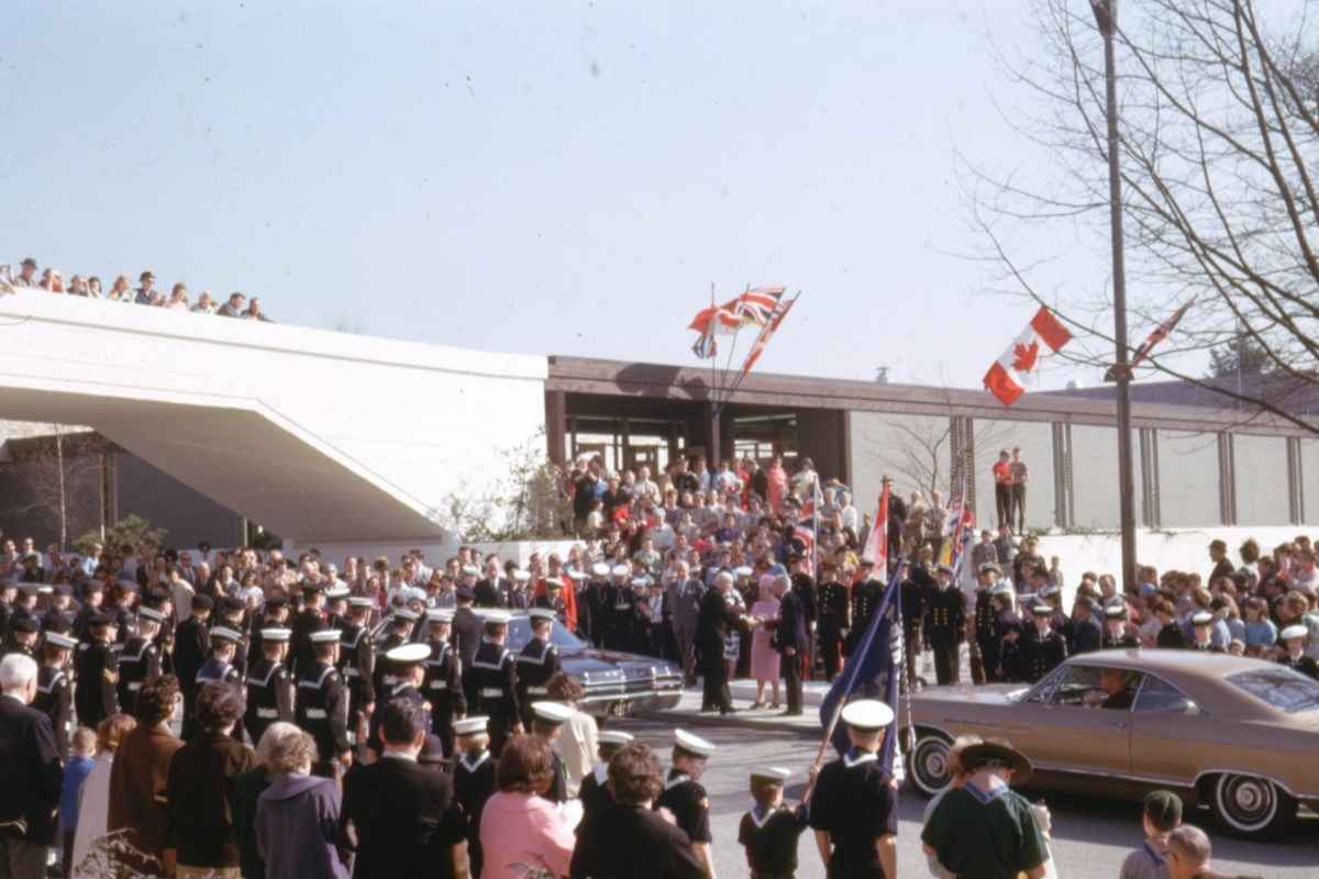 The first opening of the North Vancouver Recreation Centre