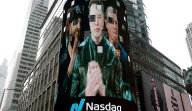 SpaceX shares slide as it joins the tech-heavy Nasdaq-100 | Financial Markets News