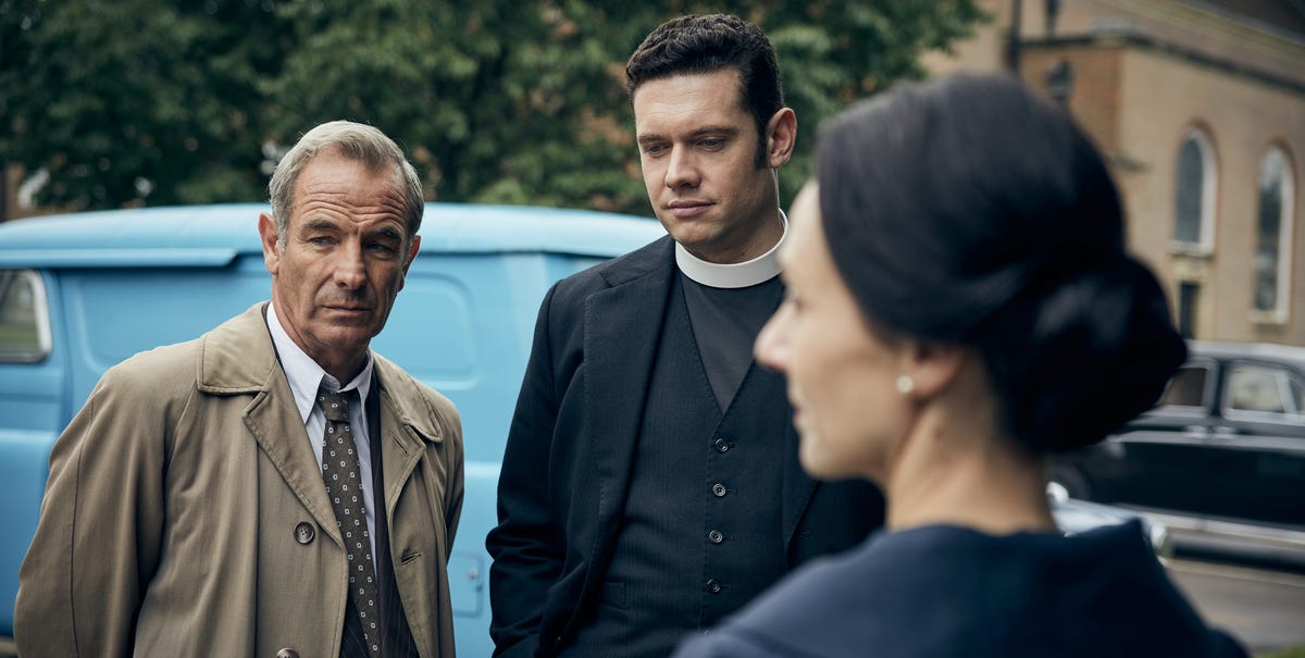 Long-running star of ITV's hit crime drama Grantchester reacts to the beloved show's final season