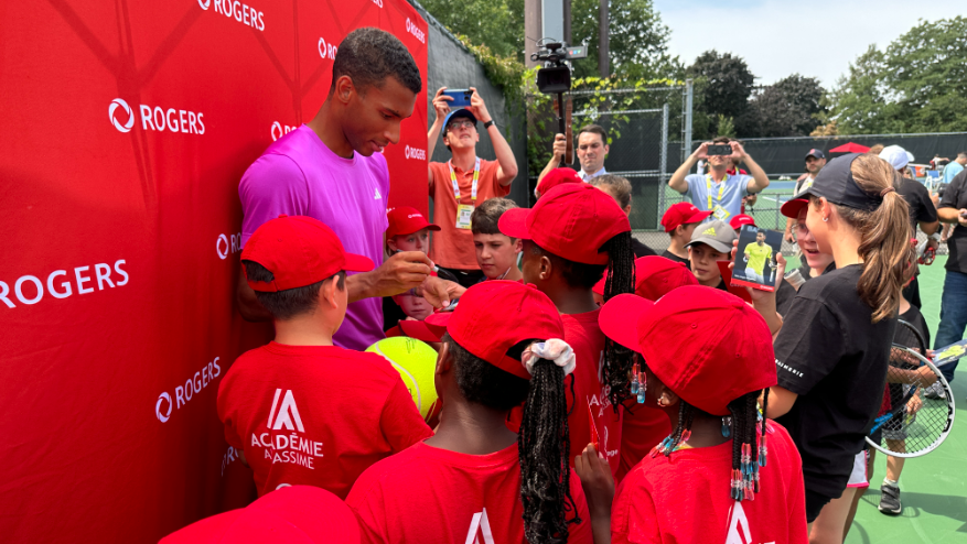 Young tennis players to challenge Félix Auger-Aliassime ahead of tournament in Montreal