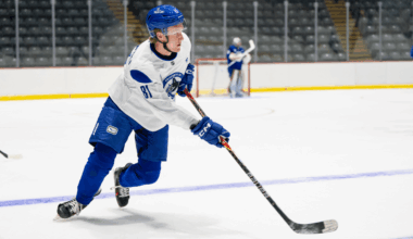 Building Blue: Brooks Rogowski Combines Towering Size and Slick Hands with An Eagerness to Grow His Game and Be a Top-Six Centre