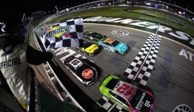 Ryan Blaney wins dramatic Atlanta NASCAR Cup race as Bubba Wallace penalized