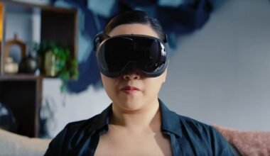 A woman wearing the Steam Frame headset