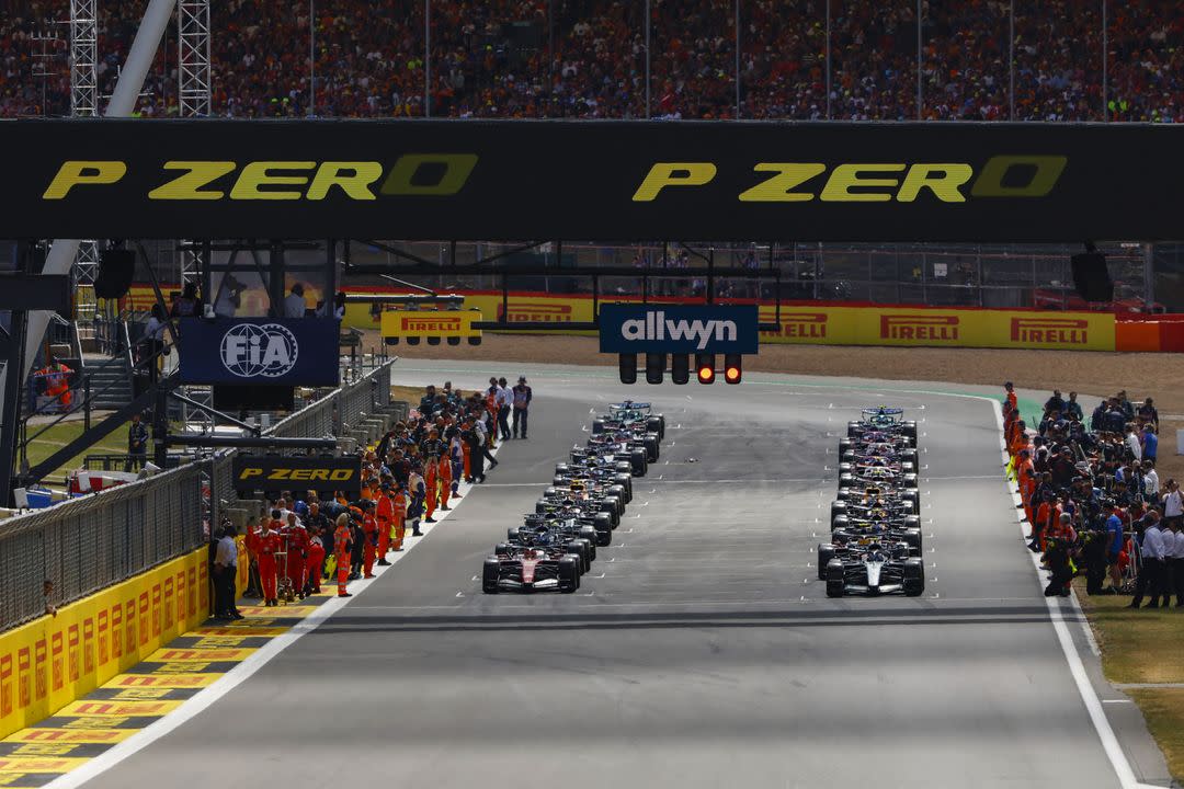 Kimi Antonelli drives his F1 car during the 2026 Miami Grand Prix.
