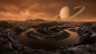 Saturn's moon Titan has rivers, lakes and rainfall without a single drop of water, and scientists know why