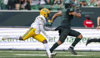 Edmonton Elks hit final-play field goal to take win over Saskatchewan Roughriders in offensive shootout | 620 CKRM - The Voice of Saskatchewan