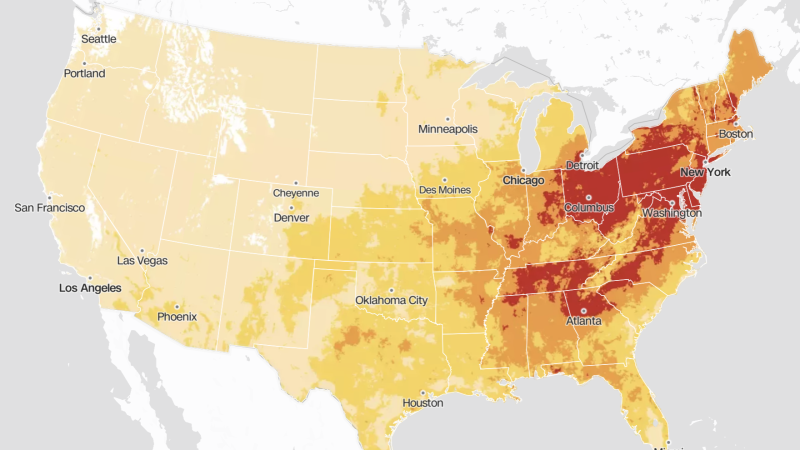 Northeast heat wave would be ‘virtually impossible’ if not for climate change, study says