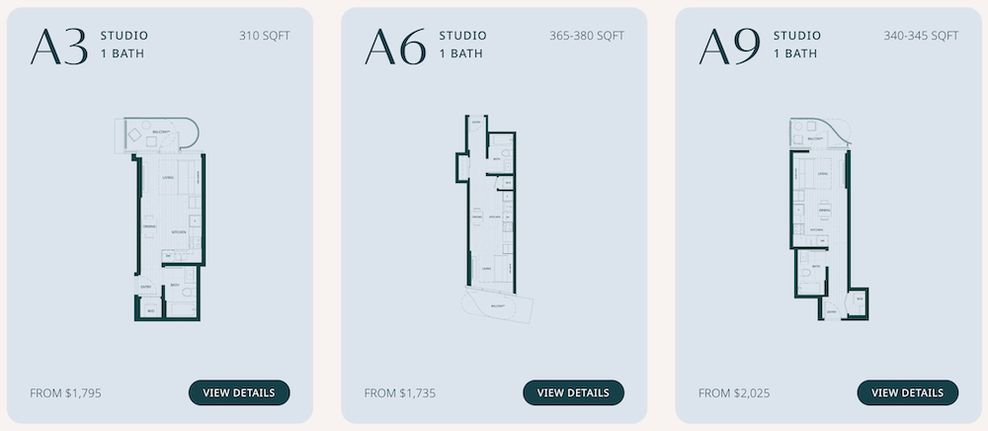 senakw housing rents floor plans