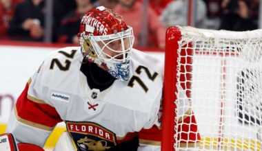 Maple Leafs' Sergei Bobrovsky to wear No. 72 instead of Gavin McKenna