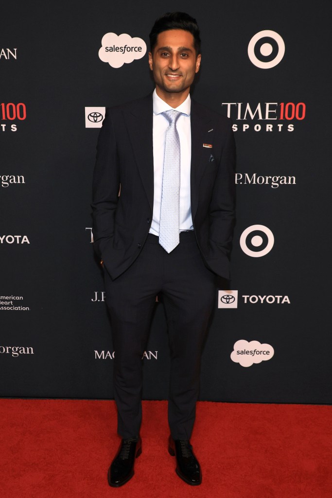 Shams Charania at the TIME100 Sports Gala