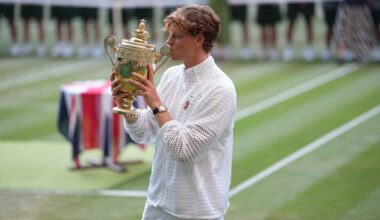 Sinner captures second straight Wimbledon title with win over Zverev