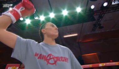 Hannah Rapp, pictured ahead of her fight with Tiara Brown, which was shown on Sky Sports in June