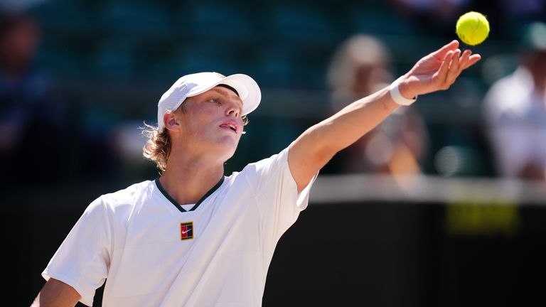 Cruz Hewitt won his first ATP Tour match against Marcos Giron
