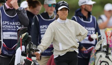 Jenny Shin of South Korea during day two of the 2026 ISPS HANDA Women's Scottish Open at Dundonald Links, Ayrshire. Picture date: Friday Jul