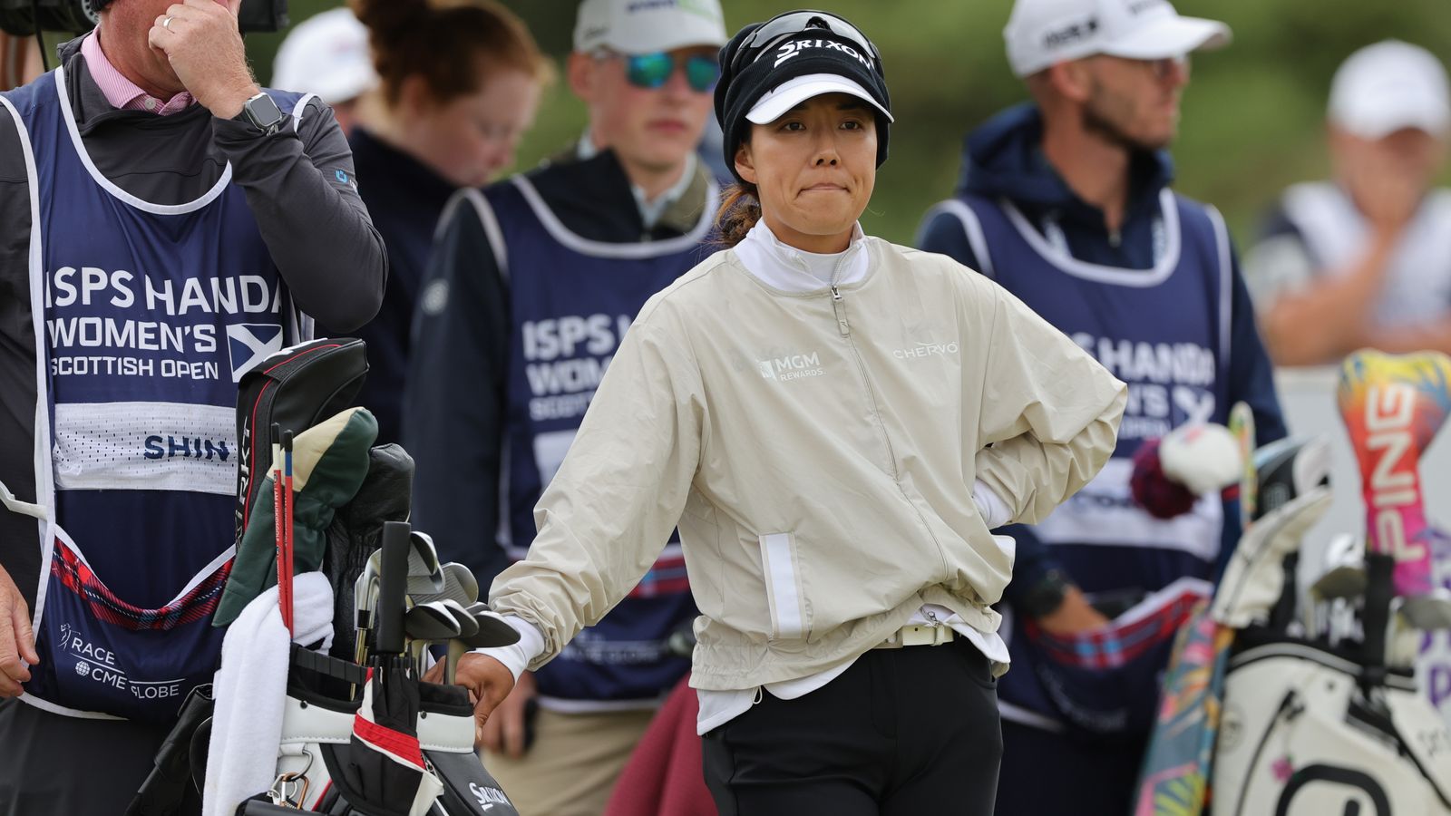Jenny Shin of South Korea during day two of the 2026 ISPS HANDA Women's Scottish Open at Dundonald Links, Ayrshire. Picture date: Friday Jul