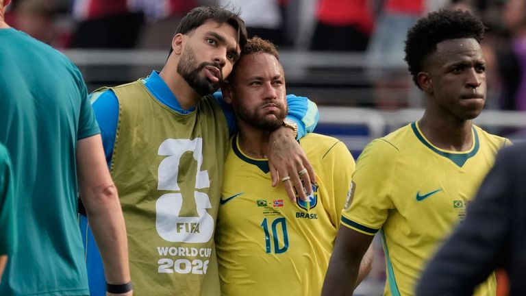 Neymar was emotional after what might prove his final World Cup game