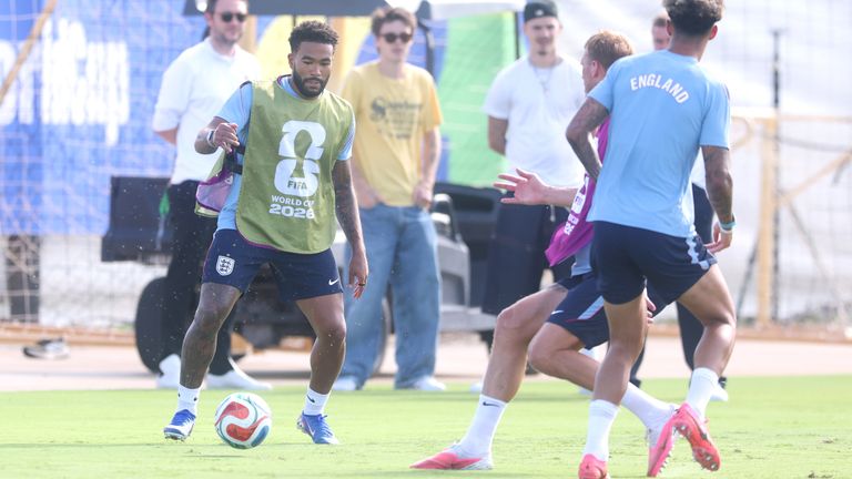 Reece James returned to team training with England on Friday