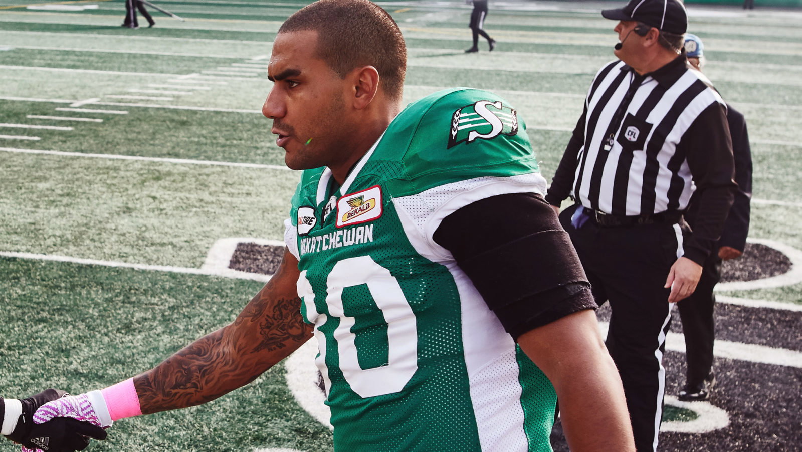 Former CFL player Spencer Moore pleads guilty to intimate partner violence