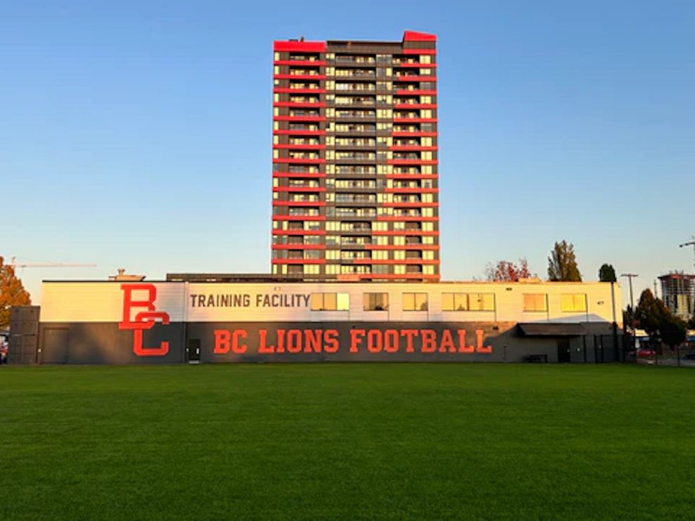 surrey bc lions training faciity